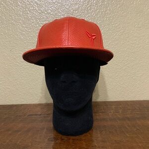 Nike Kobe Bryant EXT Red Leather Snakeskin Adjustable Hat